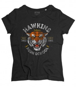 Hawkins High School t-shirt donna ispirata a Stranger Things