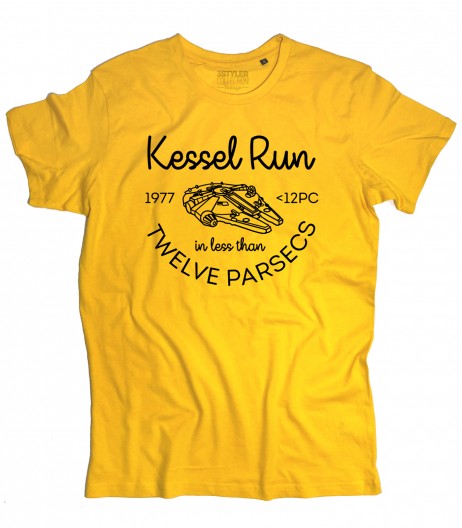 Star Wars t-shirt uomo ispirata all'impresa di Han Solo nellaKessel Run