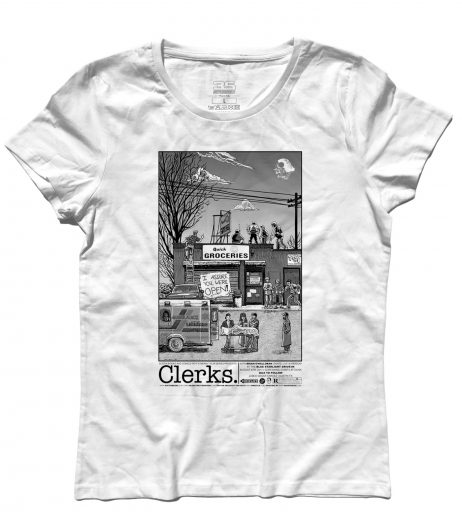 Clerks t-shirt donna ispirata al film omonimo