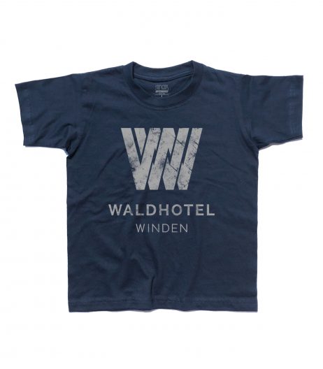 dark t-shirt bambino raffigurante il logo del Waldhotel