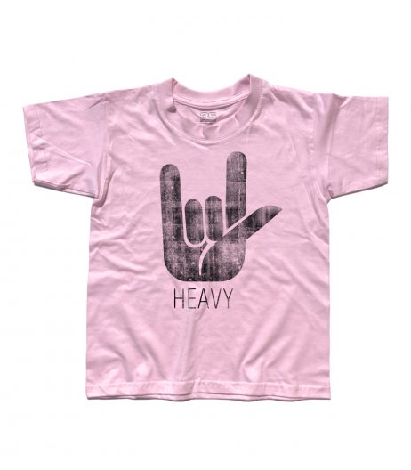 corna t-shirt bambino simbolo dell'hard rock e dell' heavy metal