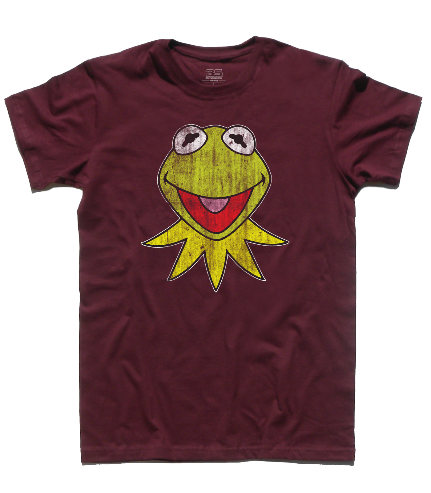 kermit_muppets_show_t-shirt_uomo_BO kermit t-shirt uomo raffigurante la rana presentatrice del Muppet Show