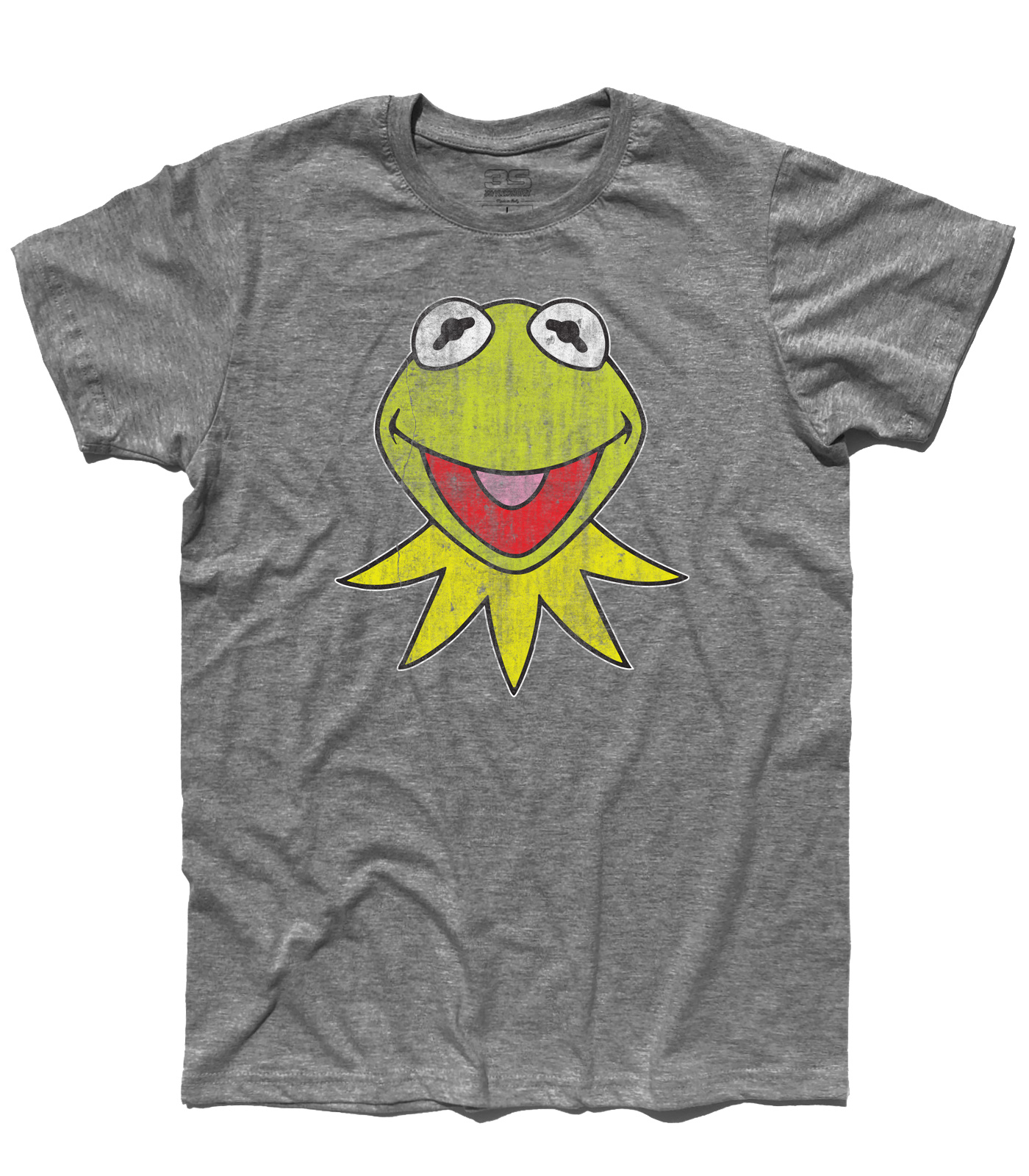 kermit_muppets_show_t-shirt_uomo_GM kermit t-shirt uomo raffigurante la rana presentatrice del Muppet Show