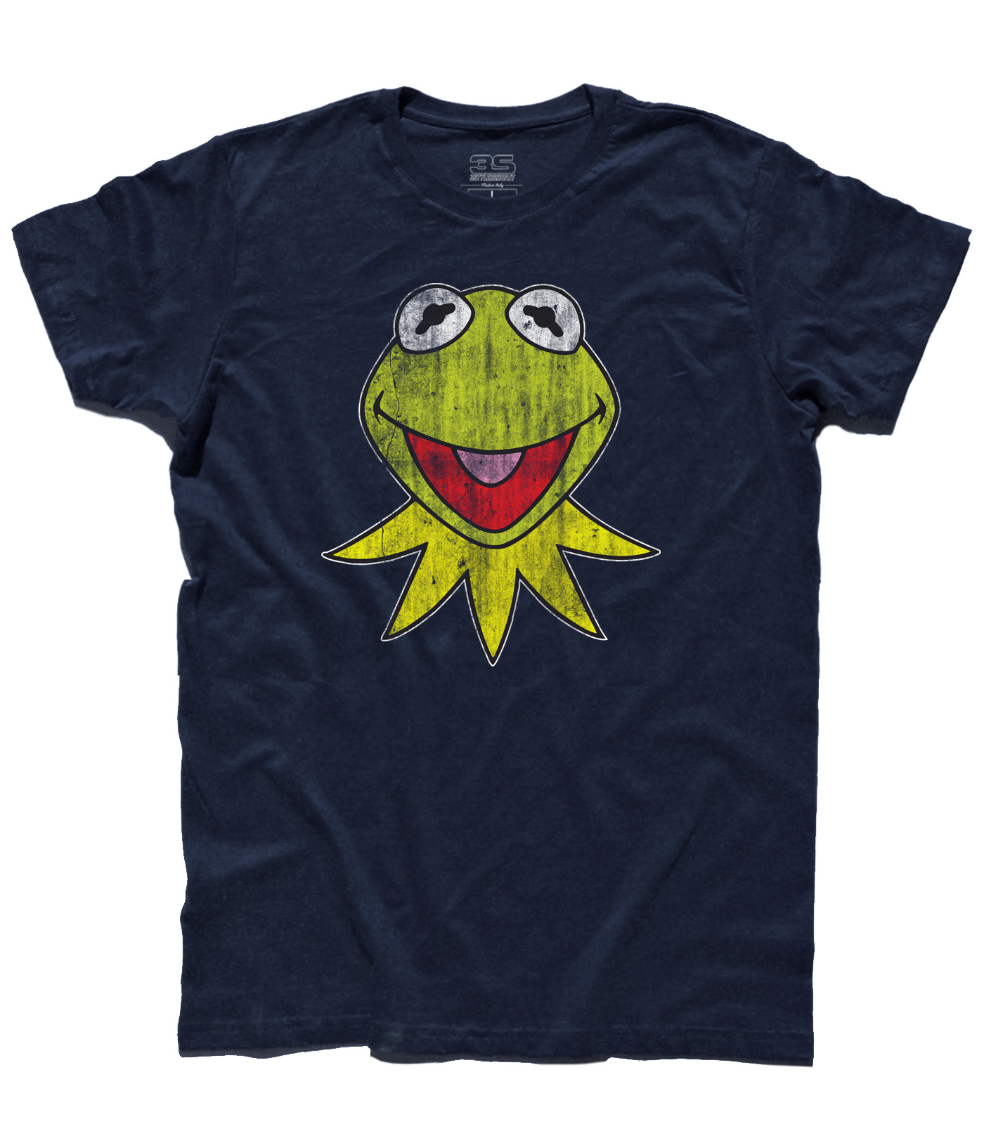 kermit_muppets_show_t-shirt_uomo_NA kermit t-shirt uomo raffigurante la rana presentatrice del Muppet Show