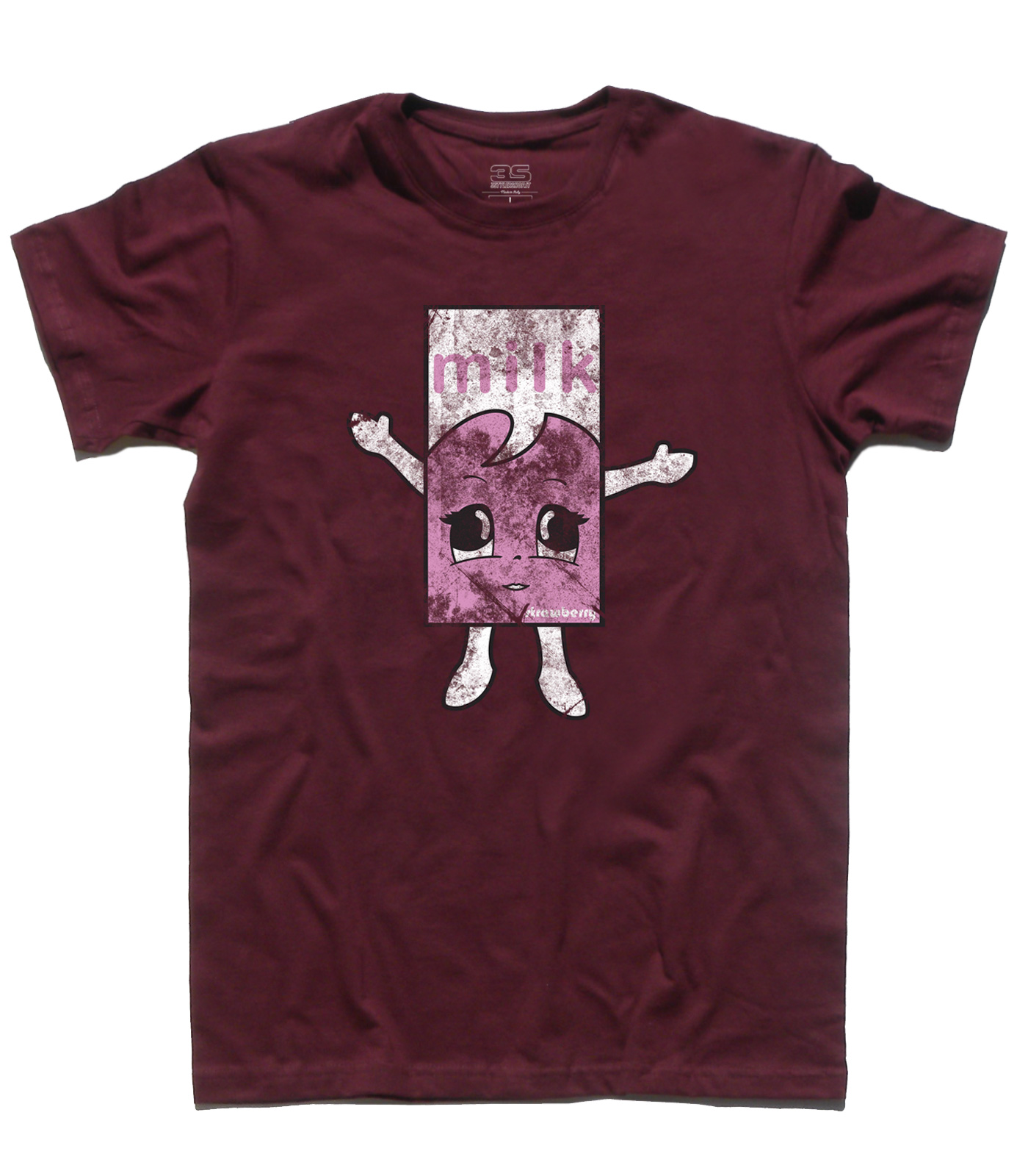 T-Shirt Donna Milky Strawberry Fragola | Coffee And TV Linea Classic | 100% Cotone 185gr/mq | Stampa Artigianale