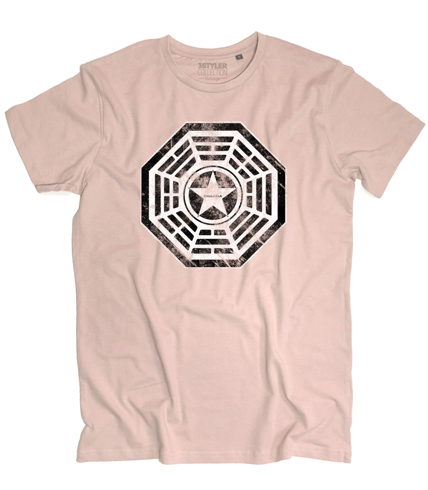 t-shirt_uomo_dharma_lost_security_la_fleur_PK DHARMA Security t-shirt uomo ispirata a Lost