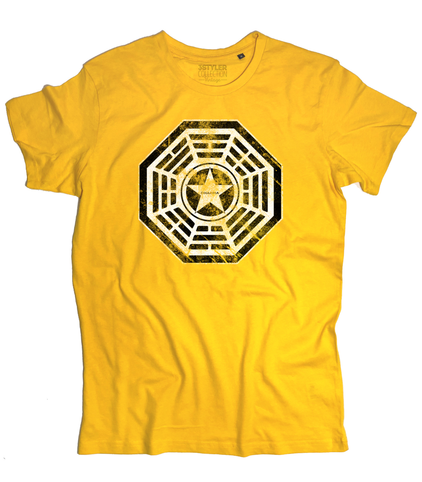 t-shirt_uomo_dharma_lost_security_la_fleur_YE DHARMA Security t-shirt uomo ispirata a Lost