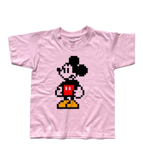 Topolino t-shirt bambino in versione pixel