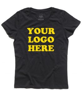 your logo here t-shirt donna non personalizzabile