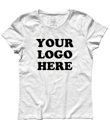 your logo here t-shirt donna non personalizzabile