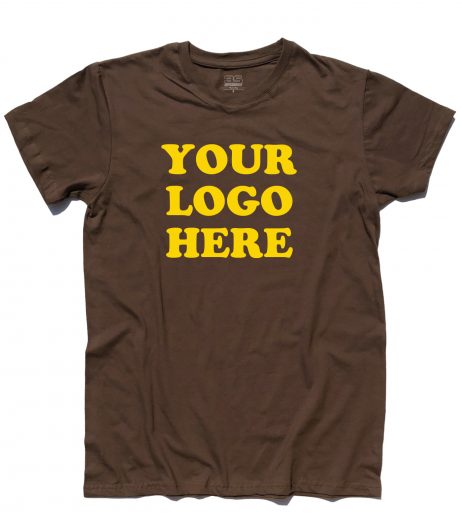 your logo here t-shirt uomo non personalizzabile
