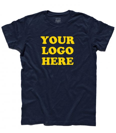 your logo here t-shirt uomo non personalizzabile